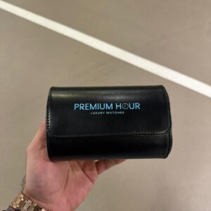 2 Slot Black Leather Box