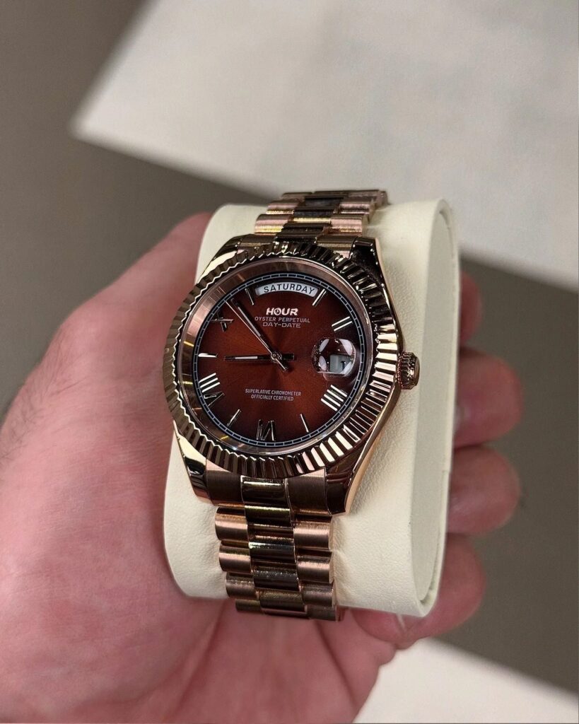 Champagne Roman Numeral Dial