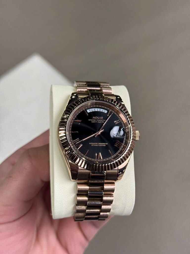 Golden Roman Numeral Dial