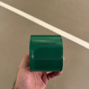 1 Slot Green Leather Box