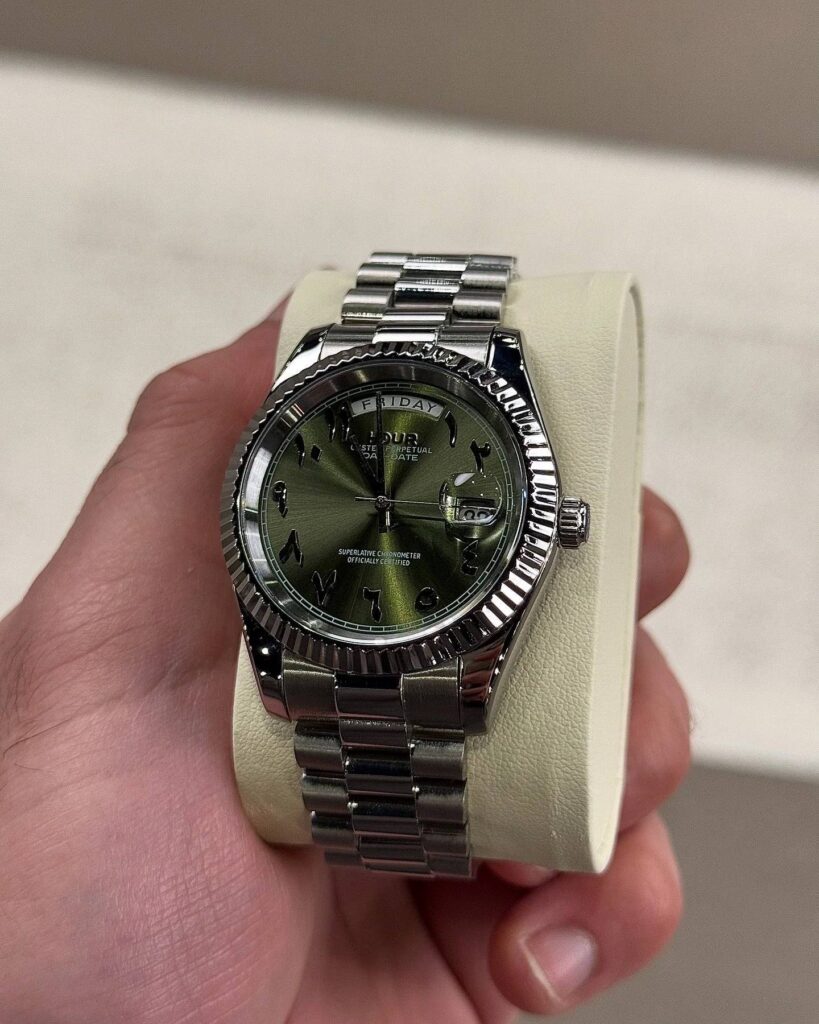 Pearl Olive Arabic Dial