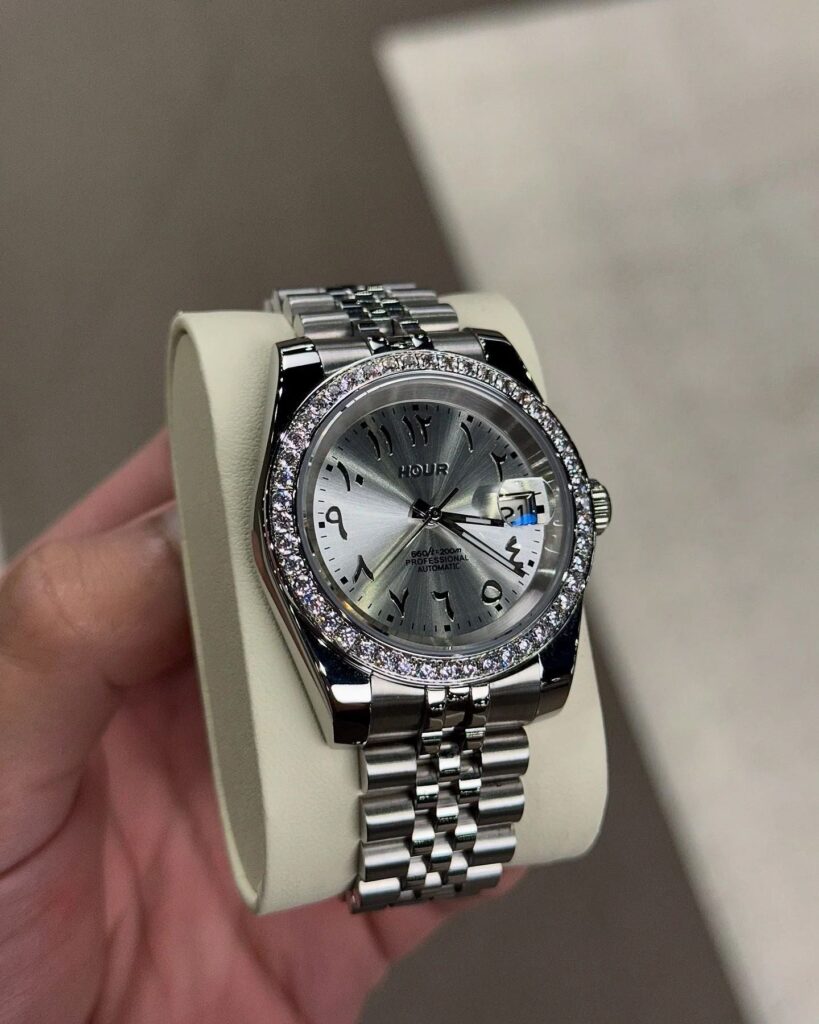 Titanium Diamond Arabic Dial