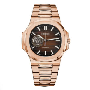 Nautiko | Rose Gold Chocolate Open Heart