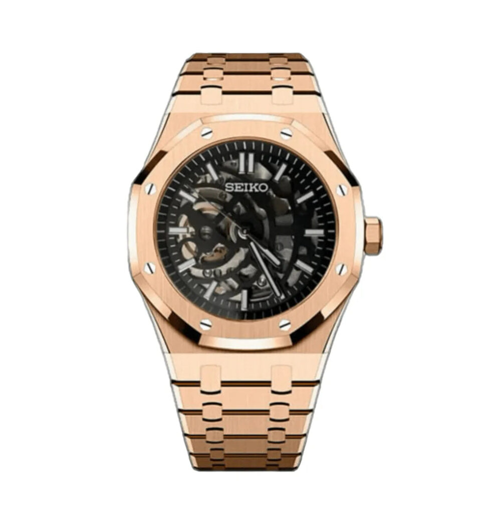 Royal Seikoak | Rose Gold Skeleton